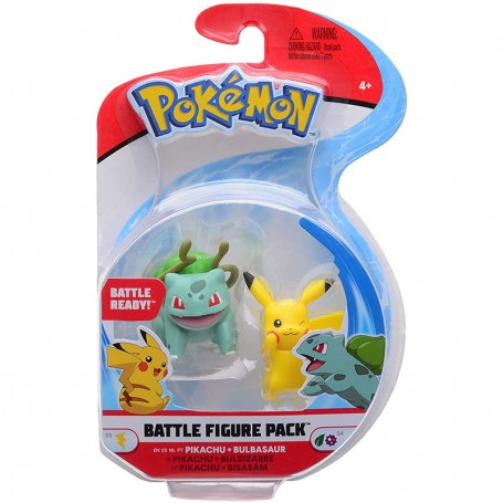Bulbasaur and Pikachu Battle Figure Pack Pokémon