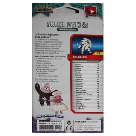 TCG Pokmon Starter Deck SM02 Guardians Rising - French TCG Pokmon Starter Deck SM02 Guardians Rising - French