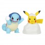 Pikachu et Carapuce Noël Edition Figurine Battle Figure Pack Pokémon
