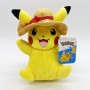 Pikachu chapeau d'été Seasonal Summer Peluche Pokémon - 20cm