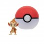 Chimchar and Poké Ball Clip'N'Go Pokémon Figure