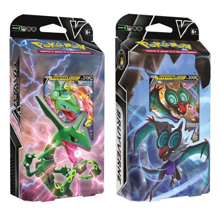 Deck Combat-V Rayquaza-V et Bruyverne-V Pokémon