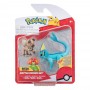 Aquali Rocabot et Joliflor Figurine Battle Figure Set Pokémon