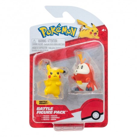 Pikachu et Chochodile Figurine Battle Figure Pack Pokémon