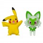 Pikachu et Poussacha Figurine Battle Figure Pack Pokémon
