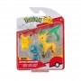 Pikachu Wynaut and Leafeon Battle Figure Set Pokémon