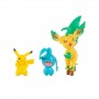 Pikachu Wynaut and Leafeon Battle Figure Set Pokémon